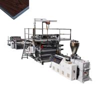 China SPC Flooring Sheet extrusion machine / Stone plastic compoiste flooring board line for sale
