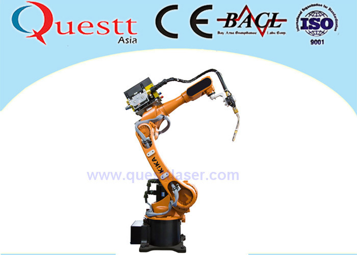China 6 Axis Industrial Robotics Automation , Arc Welding Robot 6kg Wrist Payload factory