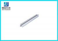 China High Strength Silvery Slider Aluminum Extrusion Profiles , Extruded Aluminum Channel factory