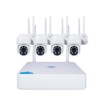 China Outdoor Wireless Surveillance Camera Systems 4CH WiFi NVR With Audio OEM factory
