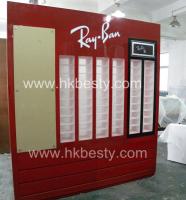 China Cosmetics Shop Wooden Cabinet with LED Lightings factory