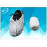 China PP Disposable Waterproof Boot Covers With 35gsm , Nonwoven Protective Non Slip Shoe Covers factory