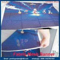 China Polyester Mesh Fabric Banner Printing factory