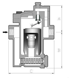 DSC 680 Cast steel inverted bucket steam trap