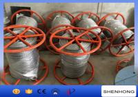 China 300KN Breaking Load Anti Twist Wire Rope , Hot Dip Galvanised Steel Wire Rope factory