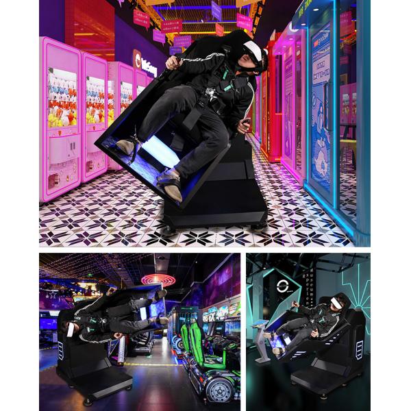 Quality 9D 2.5KW Game VR Simulator Pendulum Virtual Reality 360 Rotation Shooting for sale