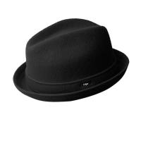 China Durable Player Faux Wool Fedora Hat , Mens Cool Jazz Hats One Size Fits All factory