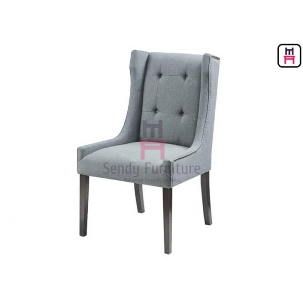Quality Tufted Metal Frame Restaurant Dining Room Chairs Velvet Upholstery For Hotel for sale
