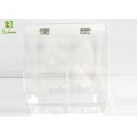 China Clear Acrylic POS Display Stands Transparent , Acrylic Display Boxes Two Openable Doors factory