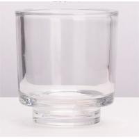 China 300ml Glass Votive Candle Holders Customized Round Home Decor Set factory