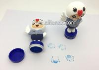 China Customized silicone stamp rubber soft pvc stamp toy cute pattern silicone embossed rubber stamp factory
