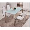 China Multi Functional Glass Top Dining Room Table , Practical Marble Dining Table factory