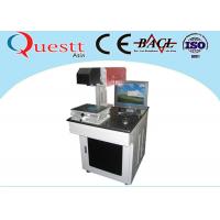 China 10W CO2 Laser Marking Machine For Plastic Leather Fabric With Air Cooled for sale
