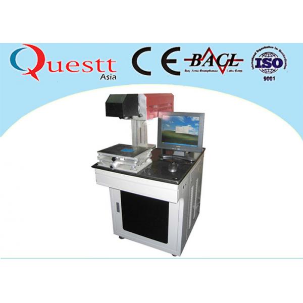 Quality 10W CO2 Laser Marking Machine For Plastic Leather Fabric With Air Cooled for sale