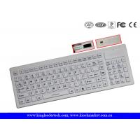 China Industrial Silicone Wireless Keyboard IP67 Compliance Built - In Touchpad factory