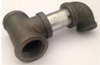 China Galvanized Malleable Iron Pipe Fittings Bushing BS thread,npt thread factory