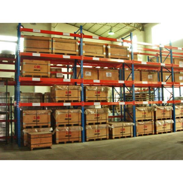 Quality Adjustable Cold - Rolled Selective Pallet Rack , Warehouse Heavy Duty Pallet for sale