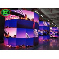 China Rolling Advertising led flexible display , Digital curved led screen Video P10 smd 3535 factory