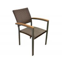 China SGS Approval Height 86cm Outdoor Rattan Dining Chairs For Cafe Shop factory