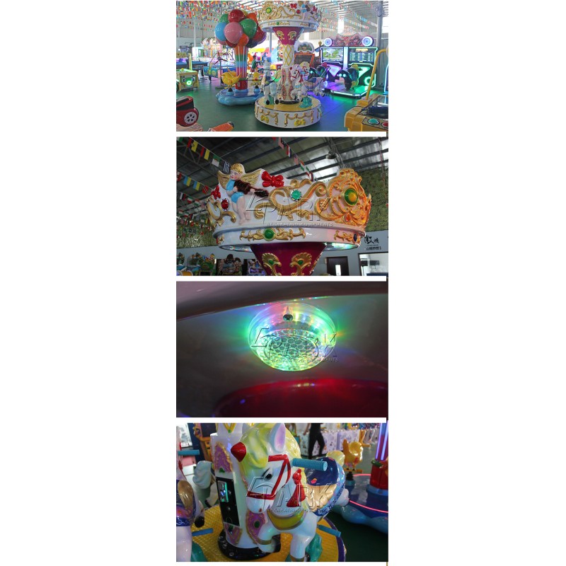 Chinese Coin Operated Rides Coin Operated Carousel Three Peoples Coin Pusher Game Machine from ...
