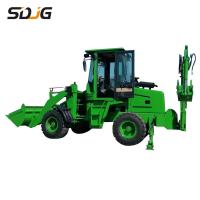 Quality 0.5m3 Earthmoving Towable Backhoe Loader , Small Digger Loader Machinery for sale
