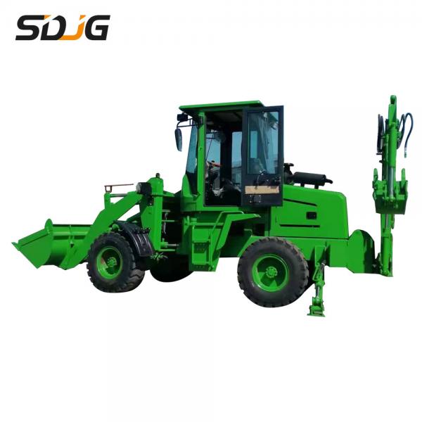 Quality 0.5m3 Earthmoving Towable Backhoe Loader , Small Digger Loader Machinery for sale