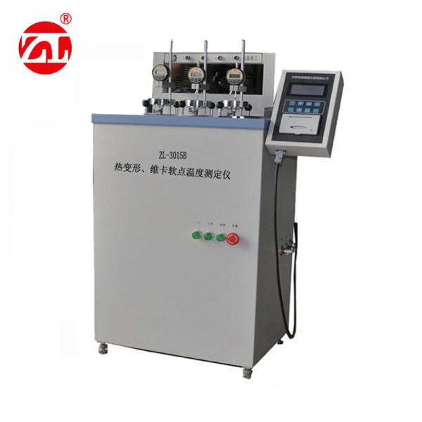 Quality 3 Samples 300°C Plastic HDT VICAT Softening Point Temperature Tester for sale