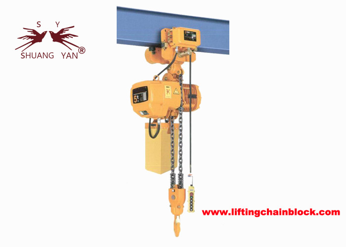China Mining Use Electric Chain Hoist With Beam Trolley 2T / 4400lb factory