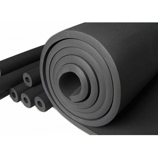 Quality Durable Nontoxic Rubber Foam Insulation Roll , Anticorrosive Elastomeric Foam Sheet for sale