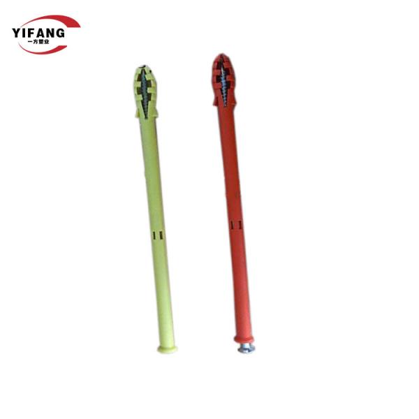 Quality Red Hammer In Drywall Anchors , Plastic Screw Wall Plug Easy To Instal for sale