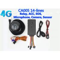 China Engine Lock 4G GPS Tracker SOS Line Microphone RS232  CAT4 GSM For Car for sale