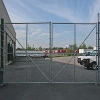 China Industry Used Galvanized Chain Link Fence With Gates Diamond Chain Link Fencing factory