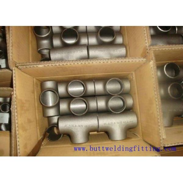 Quality seamless Stainless Steel Tee , single slit pipe wall thickness 1 / 2 