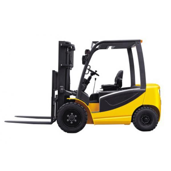 Quality AC / DC Type Electric Forklift Truck 2000kg With Full Free Lifting 3280kg Service Weight for sale