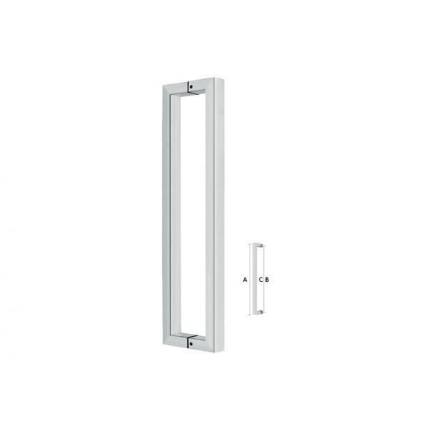 Quality Non Toxic Flush Sliding Glass Door Handles Smooth Surface High Performance for sale