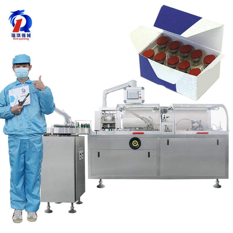 China 120W Automatic Box Packing Machine High Speed 125 Boxes/Min Horizantol Cartoner factory