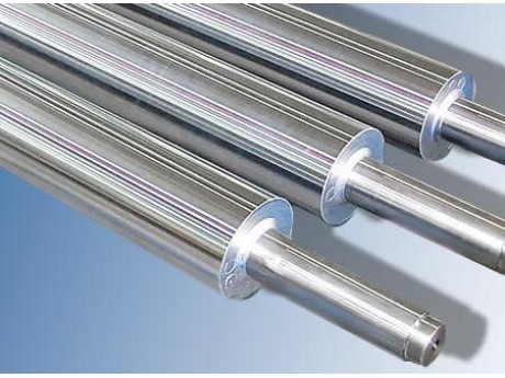 Quality Anti - corrosive Industrial Steel Rollers , Hard Chrome Plated Steel Roll for sale