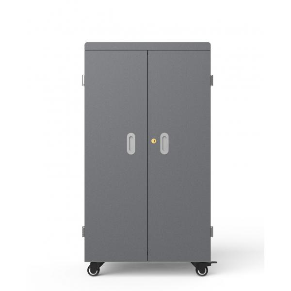 Quality 0.8mm Galvanized Ipad Lockable Charging Cabinet Cart For Schools for sale