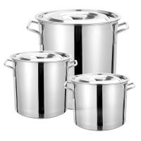 China Large Capacity 304 Stainless Steel Soup Pot With Lid factory