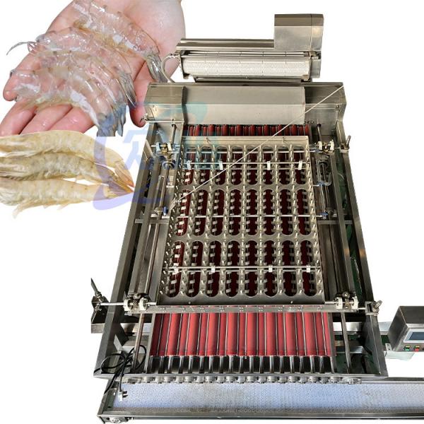 Quality Touch Screen Shrimp Peeling Machine Multiscene 3000W 250-300KG/H for sale