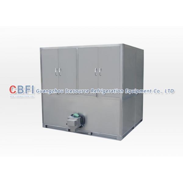 Quality 5 tons Commercial Ice Maker Machine / Ice Cube Equipment With 500 Kg Ice Storage for sale