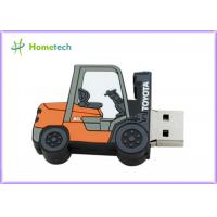 China Forklift Style 64g Customized Usb Flash Drive / Pen Drive Usb 2.0 Support Windows ME / XP factory