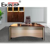 China Laminate Construction Pedestal Office Desk Metal Steel Office Computer Table factory