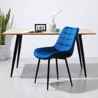 Quality High Density Rebound Sponge Modern Metal Dining Chairs 5.4kgs N.W for sale