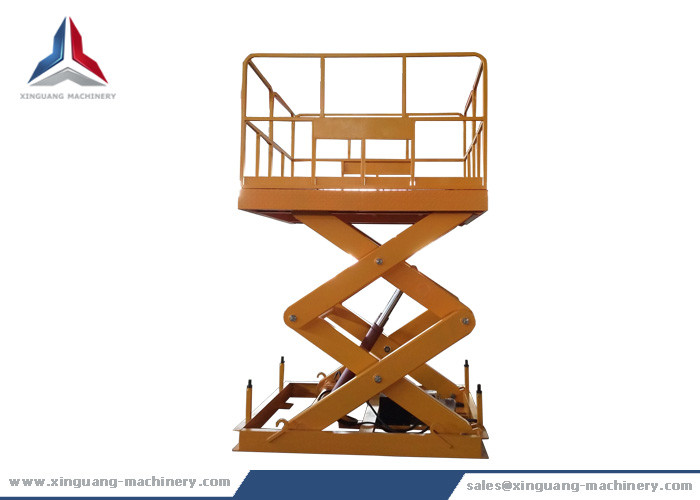 China 3.5m lifting Height Stationary Hydraulic Scissor Lift Platform for Workshop for sale