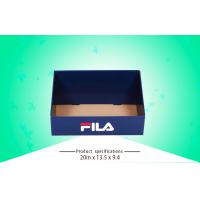 Quality Biodegradable CMYK FILA Shoe PDQ Cardboard Trays 350gsm CCNB for sale