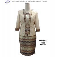 China MANANNA ladies grey suit /apricot suit clothing stores  factory