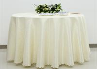 China 100 Percent Printed Polyester Poker Linen Table Cloths For Wedding Banquet Waterproof factory