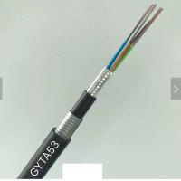 China GYTA53 96 Core Underground Armored Optical Fiber Optic Cable Direct Buried Cable factory