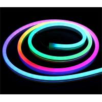 China Flexible 6 X 12 RGB Neon Light 12V Flex Silicone Tube Neon LED Strip Light For Bedroom Living Gaming Room factory